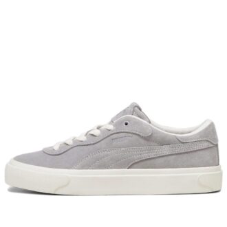 Capri Royale Suede “Gris claro y blanco”
