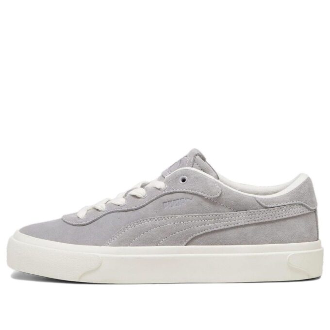 Capri Royale Suede “Gris claro y blanco”