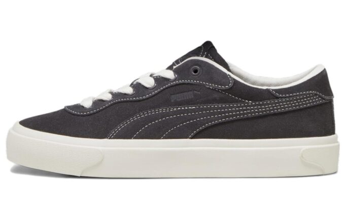 Capri Royale Suede “Gris oscuro y blanco”