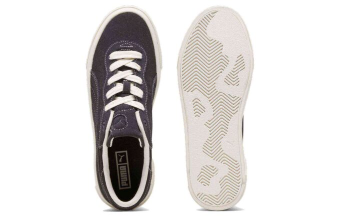 Capri Royale Suede “Gris oscuro y blanco”