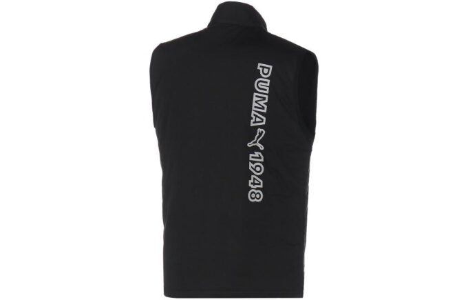 Chaleco de golf PGW Monster Stretch Down con cremallera completa, color negro