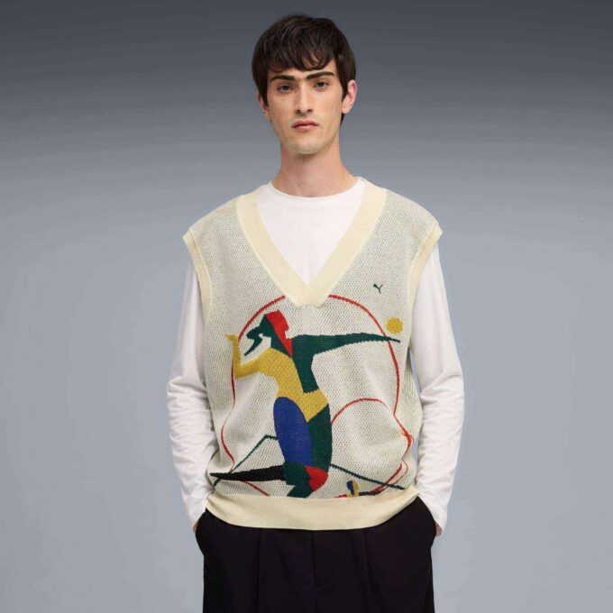 Chaleco de punto para hombre