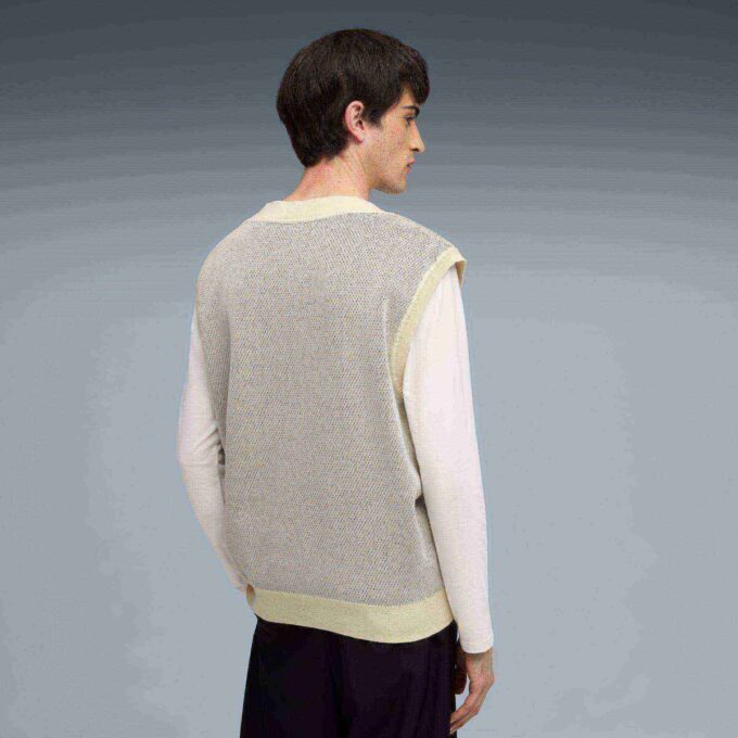 Chaleco de punto para hombre