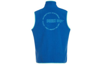 Chaleco polar XTG Trail con bolsillo y cremallera completa “Azul Naranja”