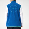 Chaleco polar XTG Trail con bolsillo y cremallera completa “Azul Naranja”