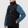 Chaleco Sherpa de tejido Paisley “Negro”
