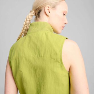 Chaleco tejido con cremallera completa para mujer DARE TO Chaleco tejido con cremallera completa para mujer DARE TO