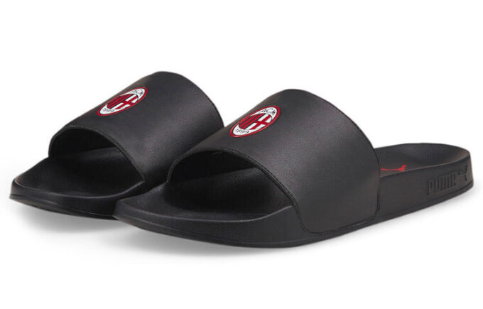 Chanclas AC Milan x Leadcat 2.0 “Black Tango Red”