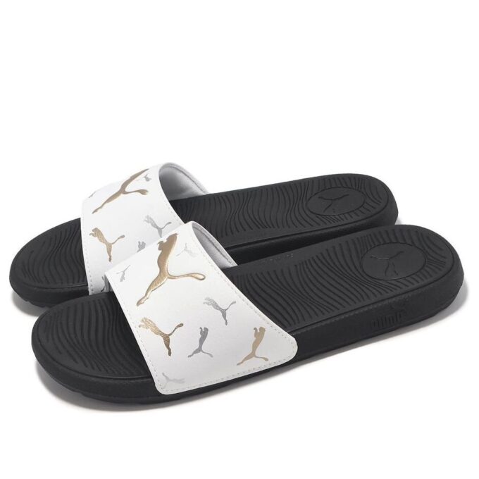 Chanclas Cool Cat 2.0 “Toss White Team Gold” (Mujeres)