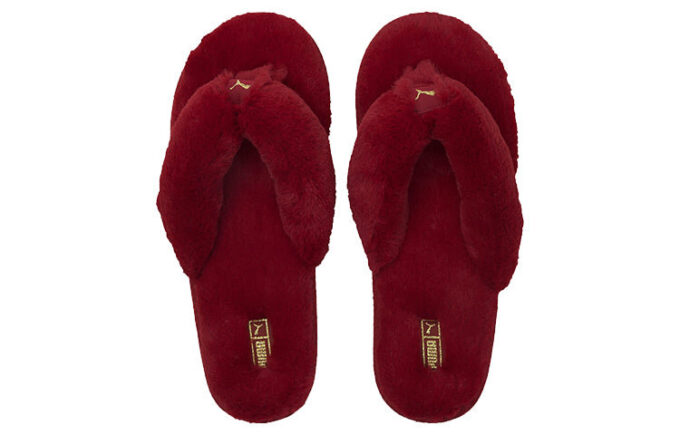 Chanclas Fluff “Equipo Rojo Persa Dorado” (WMNS)