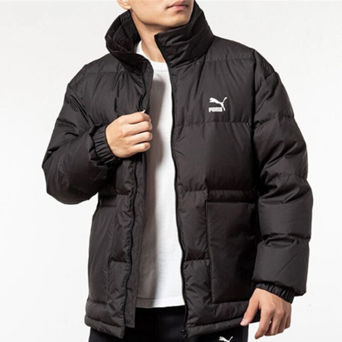 Chaqueta acolchada clásica de plumón “Negro y blanco”