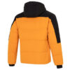 Chaqueta acolchada con bloques de color “Naranja”
