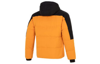 Chaqueta acolchada con bloques de color “Naranja”