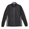 Chaqueta acolchada de golf Frost para hombre, color negro