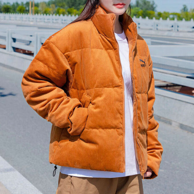 Chaqueta acolchada de invierno Classics Oversize Short Polyball “Marrón”