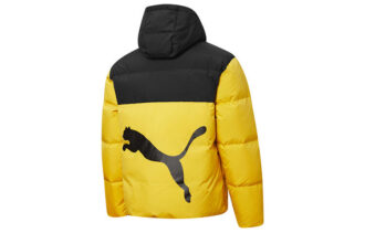 Chaqueta acolchada de plumas “Amarillo Negro”