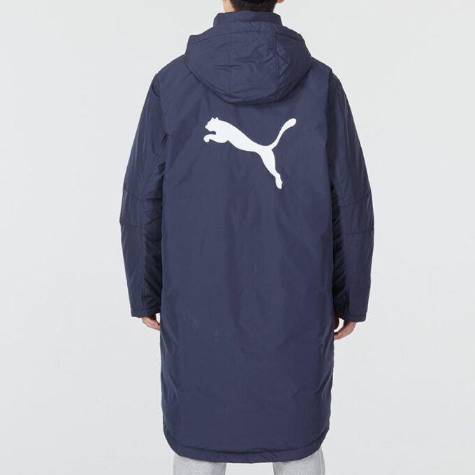 Chaqueta acolchada de plumas “azul marino”