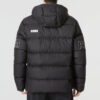 Chaqueta acolchada de plumón con capucha Power “Negra”