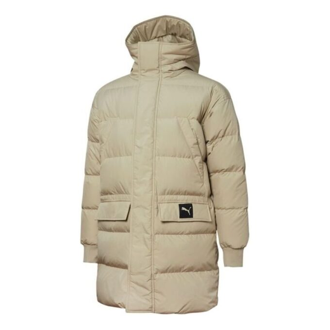 Chaqueta acolchada protectora de plumón “Beige”