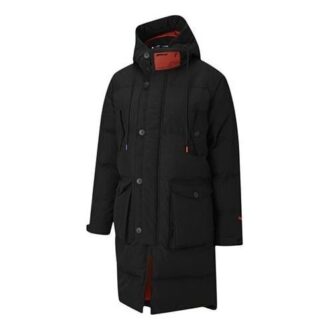 Chaqueta acolchada PUMA x Attempt “Negro Rojo”