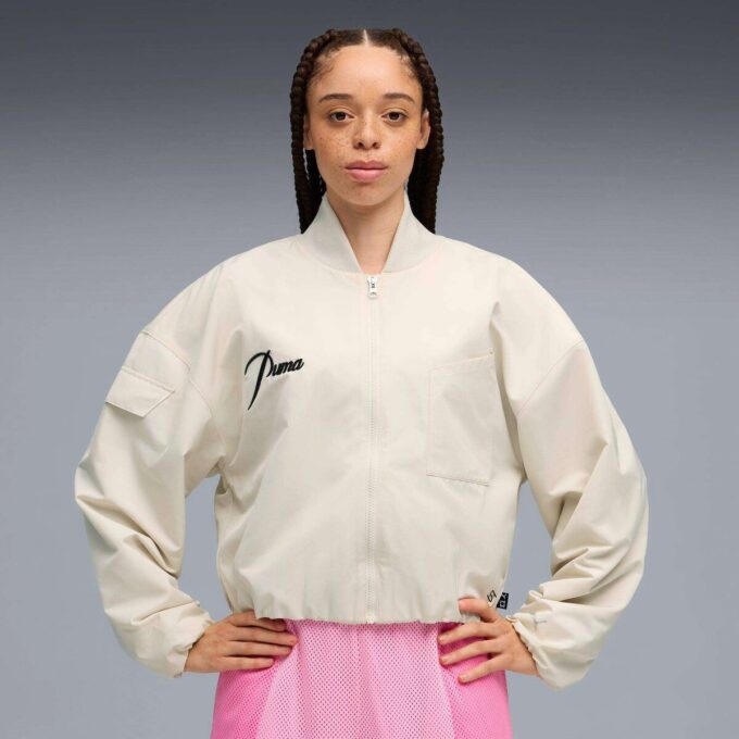 Chaqueta bomber de baloncesto Stewie Timeless para mujer Chaqueta bomber de baloncesto Stewie Timeless para mujer