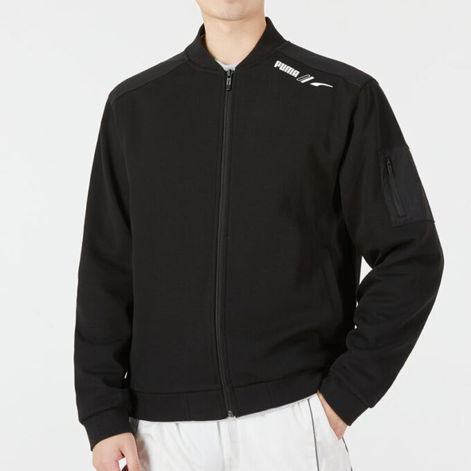 Chaqueta bomber negra Rad/cal