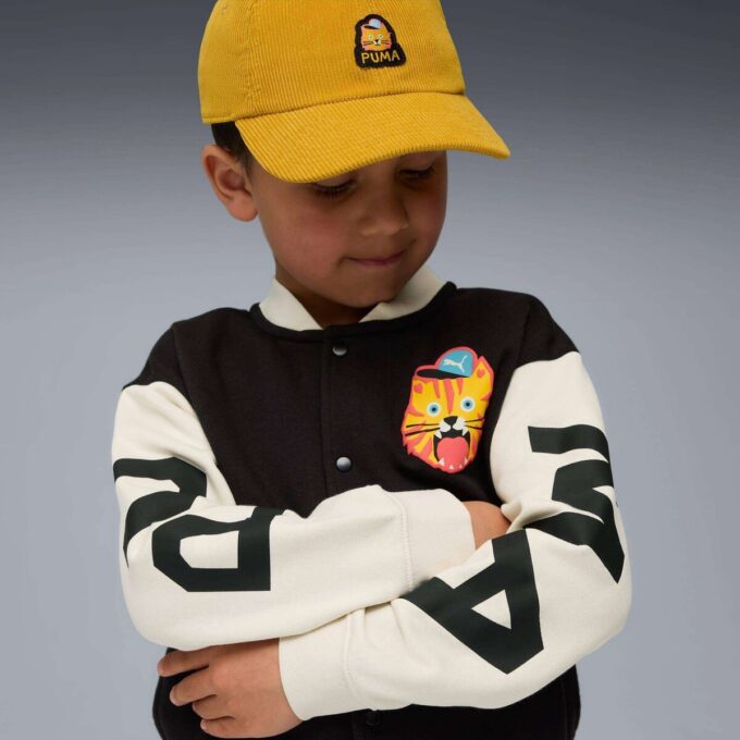 Chaqueta bomber para niños pequeños Moody Cat Chaqueta bomber para niños pequeños Moody Cat