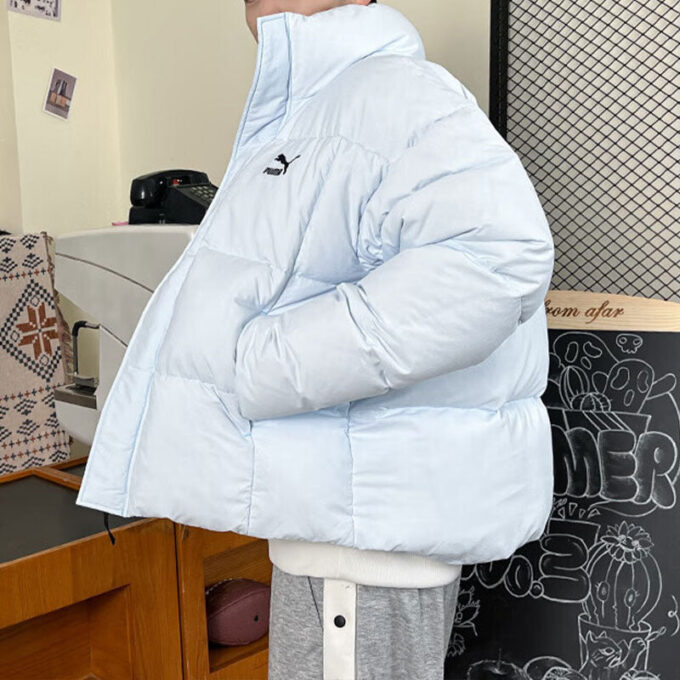 Chaqueta clásica de plumas “azul”