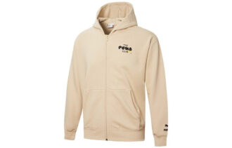 Chaqueta Club Graphic con cremallera completa “Beige”