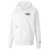 Chaqueta Club Graphic con cremallera completa “Blanca”