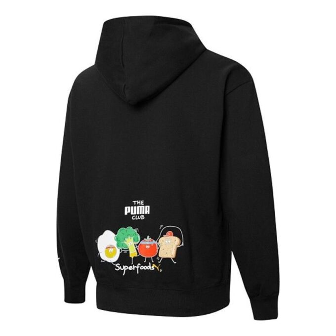 Chaqueta Club Graphic con cremallera completa “Negra”