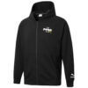 Chaqueta Club Graphic con cremallera completa “Negra”