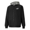 Chaqueta con capucha en bloque “Negro, blanco y gris”