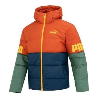 Chaqueta con capucha Power Down “Naranja”