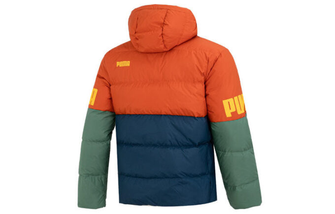 Chaqueta con capucha Power Down “Naranja”