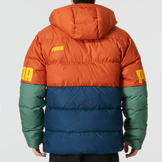 Chaqueta con capucha Power Down “Naranja”