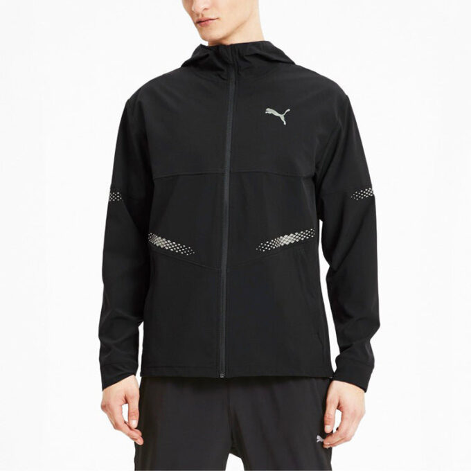 Chaqueta con capucha Runner ID “Negra”