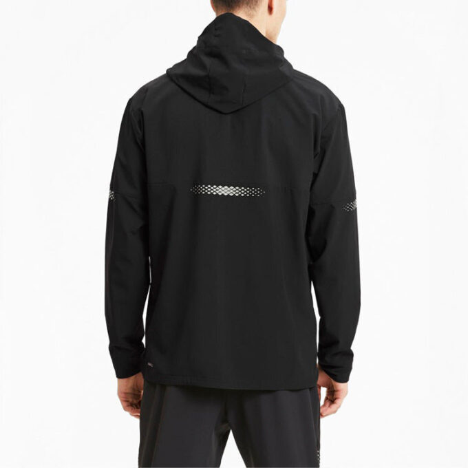 Chaqueta con capucha Runner ID “Negra”
