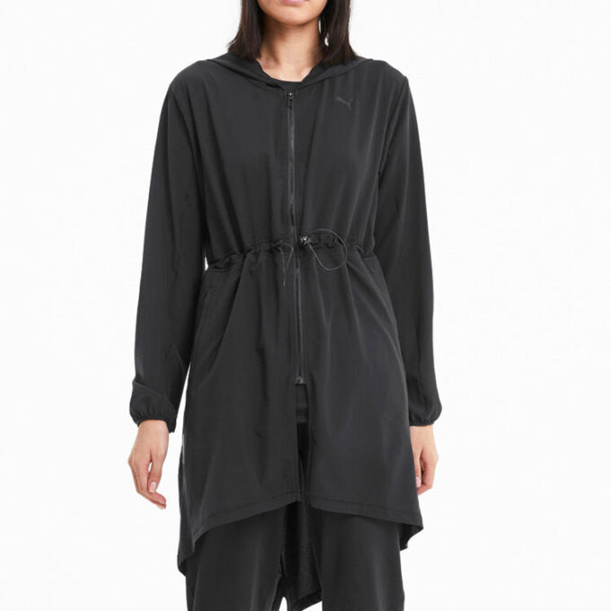 Chaqueta con capucha Studio Flow de tejido negro (WMNS)
