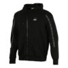 Chaqueta con capucha y cremallera completa Elevate “Negro y blanco”