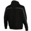 Chaqueta con capucha y cremallera completa Elevate “Negro y blanco”