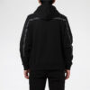 Chaqueta con capucha y cremallera completa Elevate “Negro y blanco”