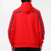 Chaqueta con capucha y cremallera completa Elevate “Rojo y negro”