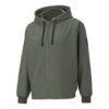 Chaqueta con capucha y cremallera completa “Verde”