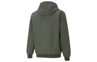 Chaqueta con capucha y cremallera completa “Verde”