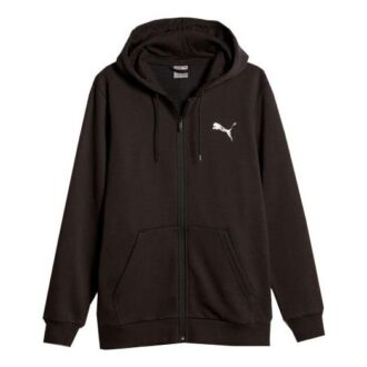 Chaqueta con capucha y cremallera “Negra”