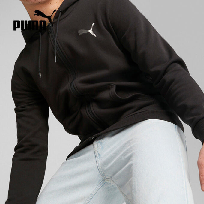 Chaqueta con capucha y cremallera “Negra”