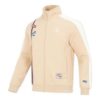 Chaqueta con cremallera y escudo del equipo “Beige”