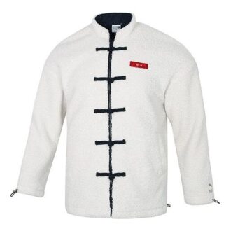 Chaqueta con cuello alto y logotipo Yott de edición limitada en CNY, color blanco