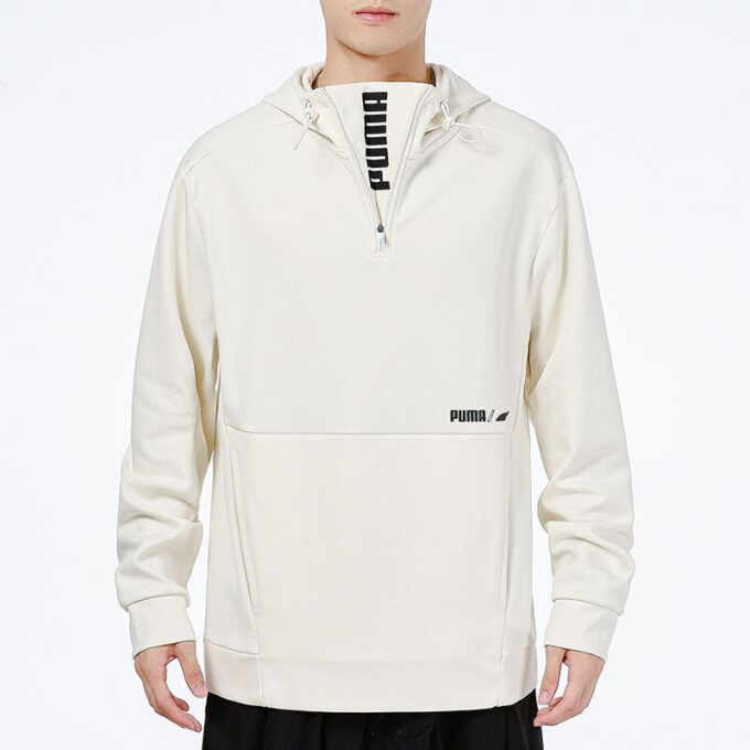 Chaqueta con media cremallera “blanca”